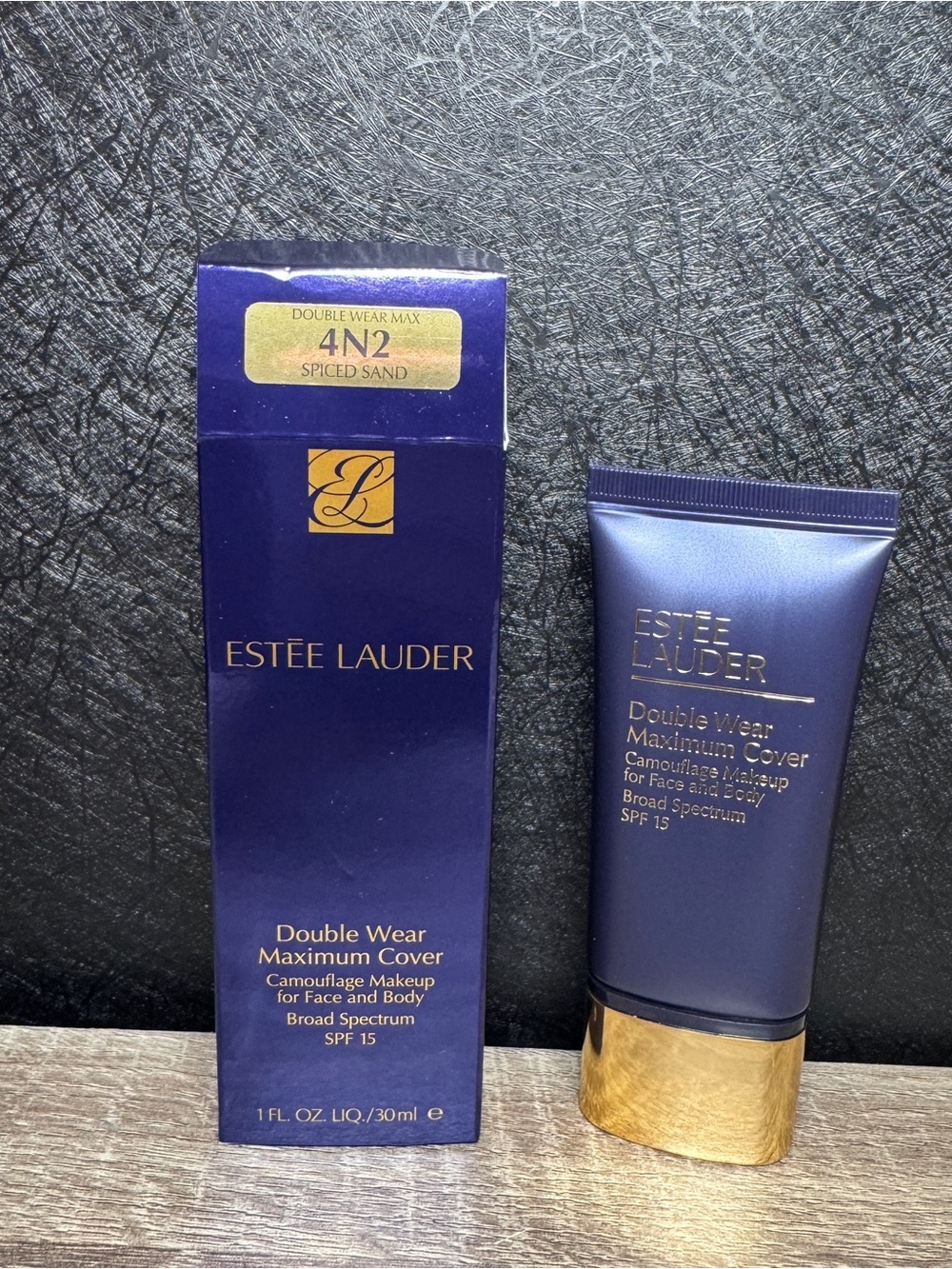 Estee Lauder Double Wear Maximum Cover Foundation 4N2 Spiced Sand 30ml SPF15 NIB